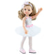 Paola Reina Las Amigas 32cm nuku kleit, Ballerina White and Silver