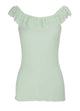 Rosemunde paljaste õlgadega siidist särgik, pastel mint