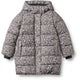 Wheat Laste talvejope - Puffer Coat Yrsa, dark charcoal flowers