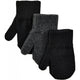 Mikk-Line lambavillaga labakud, 3 pakk, black/antrazite/black