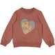 Wheat Sweatshirt Terry Dog, vintage rose
