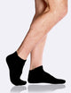 Boody Men's Cushioned Sport Ankle Socks, black