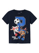 Name It MADDEN Käpapatrulli orgaanilisest puuvillast T-särk, dark sapphire