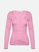 Rosemunde Babette pitsiga siidikardigan, prism pink