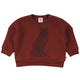 Müsli Fox quilt sweatshirt baby, fudge