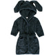 Müsli orgaanilisest puuvillafroteest hommikumantel Bunny, Midnight