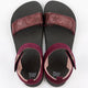Tikki Morro Leather sandaalid, sangria