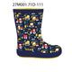Koel4kids barefoot-kummikud, tractor blue