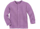 Disana meriinovillane kärjemustriga kardigan, lilac