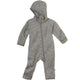 Disana Zip-Overall vanutatud meriinovillast kombe, grey
