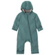 Disana Zip-Overall vanutatud meriinovillast kombe, eucalyptus