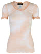 Rosemunde siidist pluus, ivory peachy