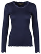 Rosemunde siidist pluus, navy