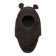 HUTTEliHUT Ears vanutatud villast tuukrimüts, Dark Brown