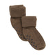 Minymo - Baby Rib Sock W. ABS, coffee liquer