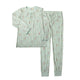 Joha Orgaanilisest bambusest pidžaama komplekt FLOWER FIELD- Mint