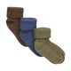 Minymo beebi sokid 3 pakk, dark olive