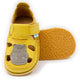 Dodo nahast barefoot-sandaalid, jõehobu/galben