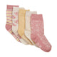 Minymo sokid, 5-pakk, ash rose