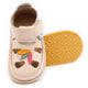 Dodo nahast barefoot-sandaalid, tulip/cream