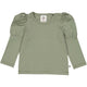 Müsli Cozy Me puff l/s T baby, poetry green