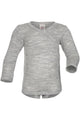 Engeli siidi-meriinovilla hõlmikbody, Light Grey Melange