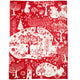 Martinex Muumi Park fliistekk, red
