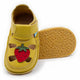 Dodo nahast barefoot-sandaalid, maasikas/galben