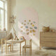 Petit Tableau kaarjas magnettahvel lastele, heleroosa