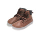 Stitch & Walk nahast poolsaapad, light chocolate