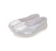 Stitch & Walk nahast baleriinad, silver
