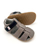 EF barefoot nahast sandaalid, grey