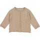 Wheat Hera kootud kardigan baby, khaki melange