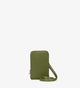 Treats Malin, naturaalsest nahast telefoni crossbody-kott - Green
