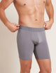 Boody Men's Everyday Long Boxers, ash