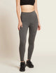 Boody Motivate Full-Length High-Waist Tights, dark marl
