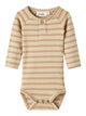 Lil Atelier GEO Slim body, orgaanilisest puuvillast, warm sand