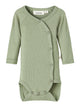 Lil Atelier FABLE meriinovillane body, Oil Green Melange