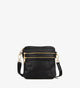 Treats Simone, pehmest naturaalsest nahast crossbody-kott - Black