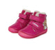 D.D.Step nahast barefoot-saapad, dark pink 070