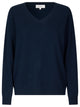 Rosemunde 100% kašmiirist V-kaelusega kampsun, midnight navy