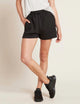 Boody Women's Weekend Sweat Short, black