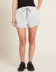 Boody Women's Weekend Sweat Short, grey marl