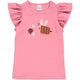 Fred's World Bumblebee frill s/s T- Pink