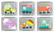 Glo Pals sensoorsed valguskuubikud vanni - Cars Edition