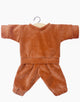 Minikane® Gordis Liam Nikky veluurkomplekt, Marsala