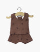 Minikane®Gordis Marcel maika ja lühikeste pükste komplekt, Chestnut
