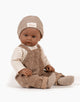 Minikane® Bambinis 47cm beebinukk Augustin, Millaraies velvetist traksipükste ja pluusi komplektiga