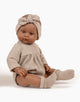Minikane® Bambinis 47cm beebinukk Augustine, Kalasabamustrilise body ja peapaela komplektiga