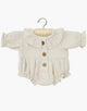 Minikane®Leonore musliinist romper, light beige